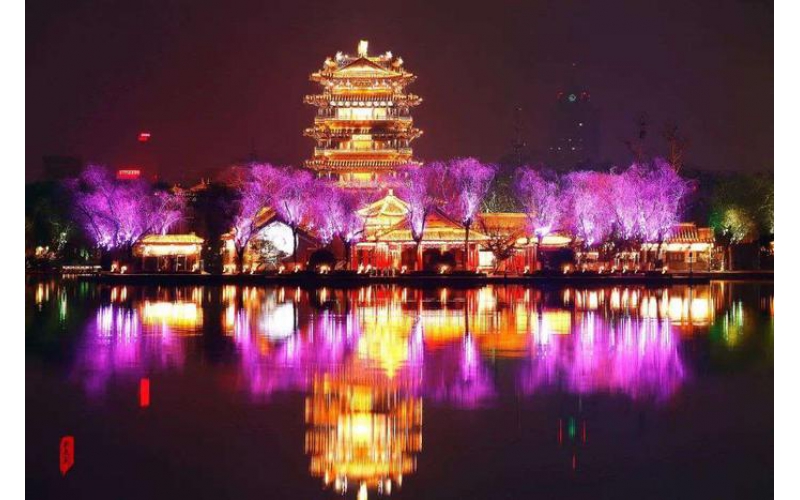 濟(jì)南亮化工程，濟(jì)南照明工程，濟(jì)南城市夜景亮化工程，濟(jì)南樓體亮化工程