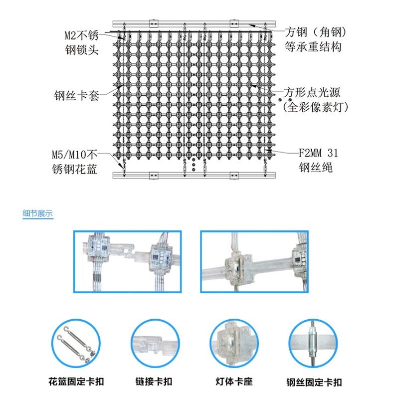 P62.5全彩網(wǎng)格屏，網(wǎng)格軟屏，戶(hù)外LED網(wǎng)格屏