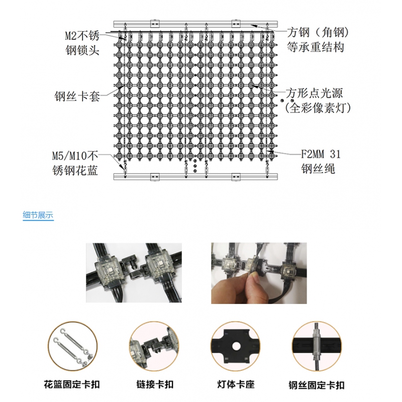 P38.5 LED 網(wǎng)格屏，LED網(wǎng)格軟屏，戶(hù)外LED網(wǎng)格屏
